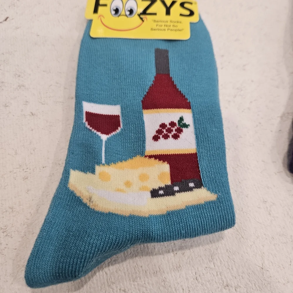 Foozys Fun Socks Set - Red, Teal, Purple